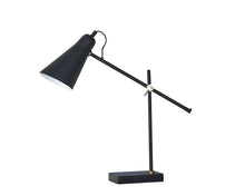 Load image into Gallery viewer, Mid-Century Black Iron Desk Lamp
