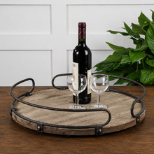 Load image into Gallery viewer, Rustic Wood Tray
