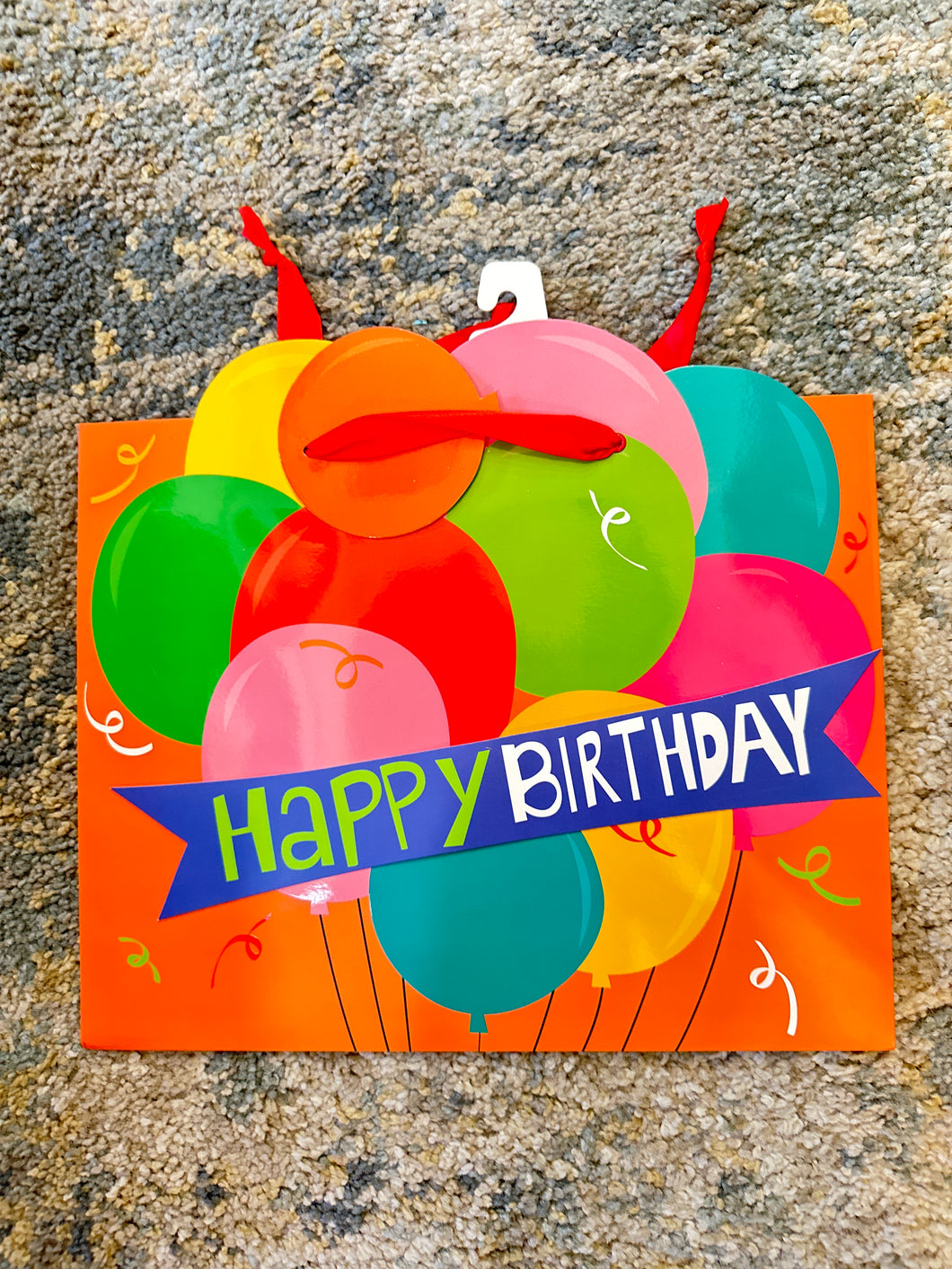 Large Birthday Banner Bag