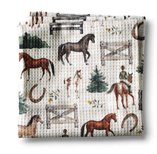 Load image into Gallery viewer, Equestrian Horse Kitchen Dish Towel
