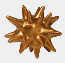Load image into Gallery viewer, Matte Gold Urchin Ball- Sm

