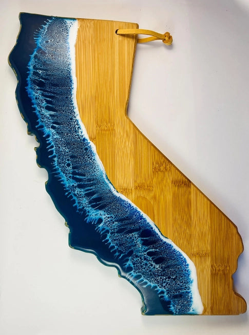 Ocean Themed California State Serving Board