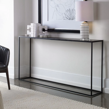Load image into Gallery viewer, Black Iron Console Table
