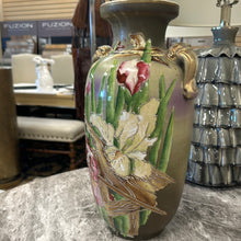 Load image into Gallery viewer, Vintage Hand Painted Floral Vase
