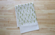 Load image into Gallery viewer, Asparagus Hand Printed Dish Towel
