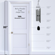 Load image into Gallery viewer, Bells of Paradise- Antique Silver 44" Wind Chime
