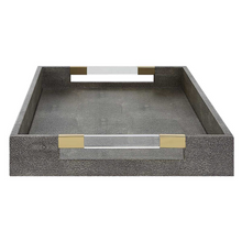 Load image into Gallery viewer, Gray Shagreen Tray
