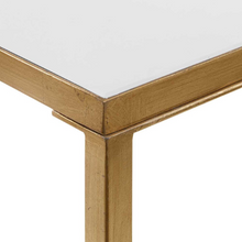 Load image into Gallery viewer, Narrow Gold Console Table
