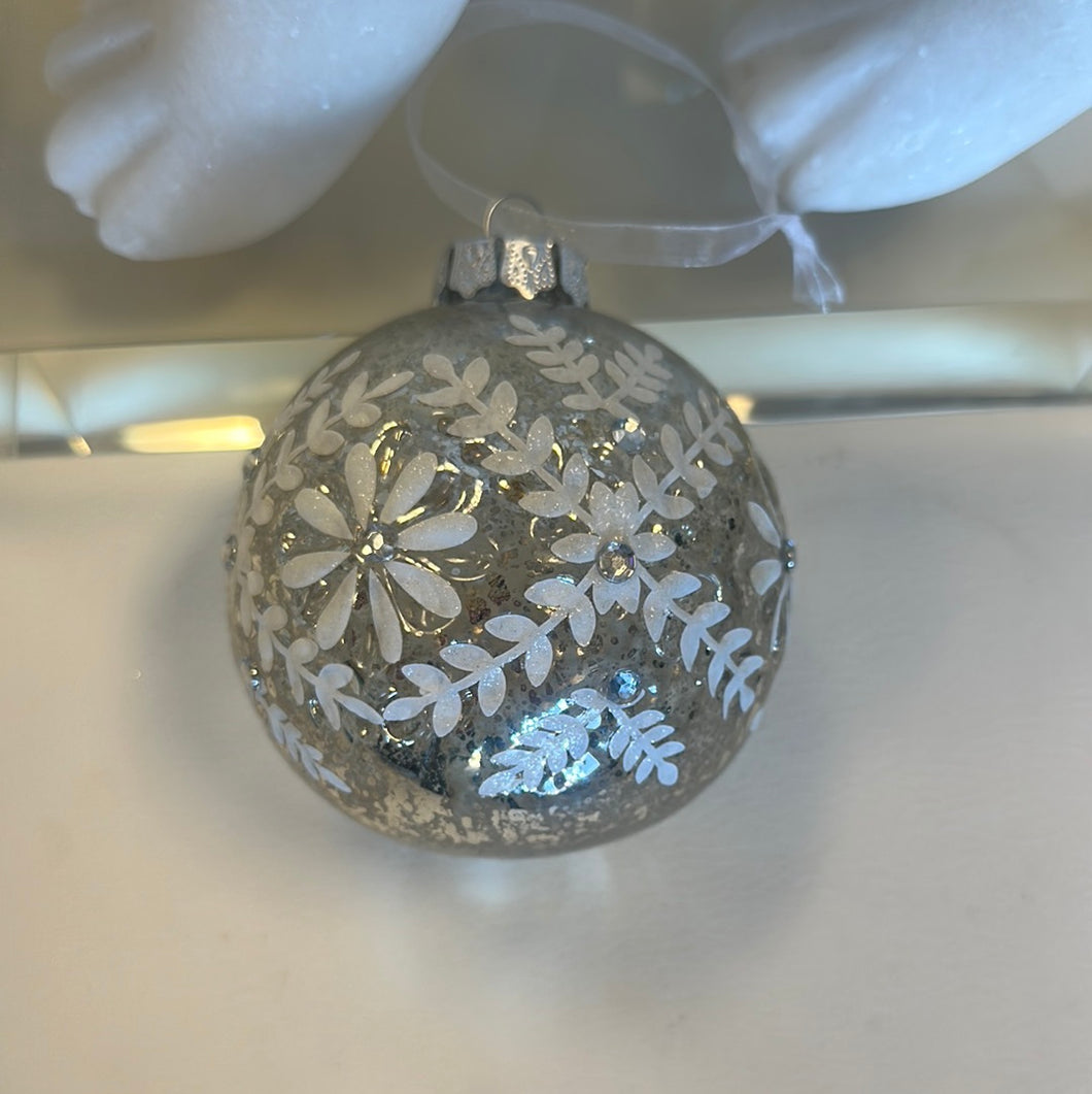 White Crystal Ornament