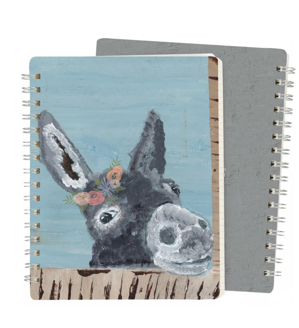 Donkey Spiral Notebook