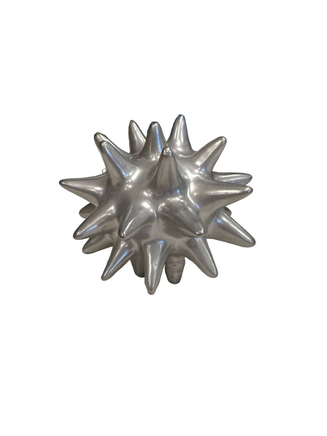 Pewter Urchin Decor Ball