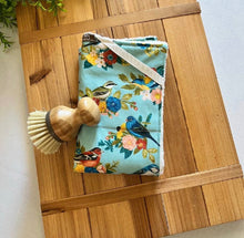 Load image into Gallery viewer, Aqua/Birds Drying Mat
