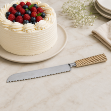 Load image into Gallery viewer, Cake Knife w/ Gold Handle
