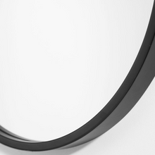 Load image into Gallery viewer, Varina Oval Satin Black Mirror
