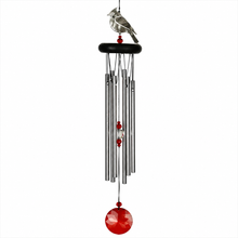 Load image into Gallery viewer, Crystal Cardinal Wind Chime
