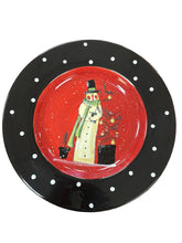 Load image into Gallery viewer, Hand-Painted Holiday Polka Dot Serving Collection
