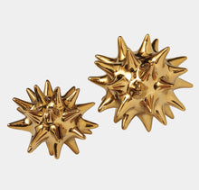 Load image into Gallery viewer, Gold Urchin Decor Ball Collection

