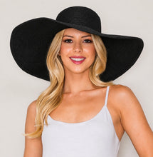 Load image into Gallery viewer, Simple Oversized Black Floppy Hat

