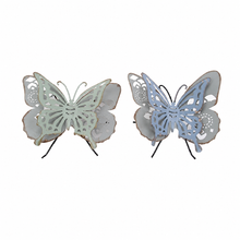 Load image into Gallery viewer, Metal Boho Double Standing Butterfly
