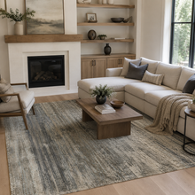 Load image into Gallery viewer, Blue Gray Rug
