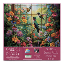 Load image into Gallery viewer, Hummingbird Garden Beauty Puzzle 500pc

