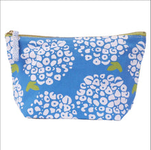 Load image into Gallery viewer, Blue Hydrangea Canvas Pouch
