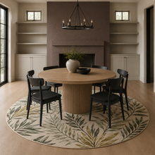 Load image into Gallery viewer, 6’ Round Laguna Wool Area Rug
