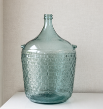 Load image into Gallery viewer, Large Embossed Basketweave Cellar Bottle
