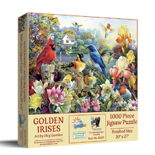 Load image into Gallery viewer, Golden Irises Puzzle 1000pc
