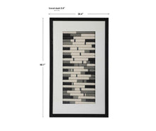 Load image into Gallery viewer, Flaxen Scroll Shadowbox Artwork
