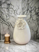 Load image into Gallery viewer, Ivory Ceramic Flower Vase
