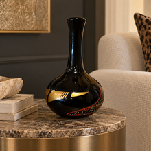 Load image into Gallery viewer, Austin Collection R.Eballe Hand-Painted Fluted Vase

