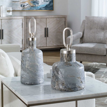 Load image into Gallery viewer, Textured Leaf Bottles- S/2
