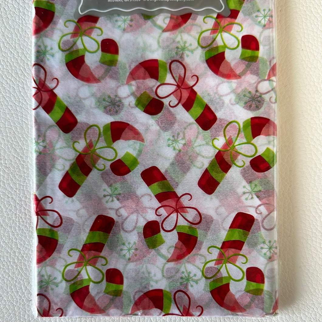 Candy Cane Christmas Tissue