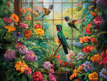 Load image into Gallery viewer, Hummingbird Garden Beauty Puzzle 500 pc
