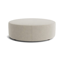 Load image into Gallery viewer, Round Ottoman Stone Vinyl 36&quot;
