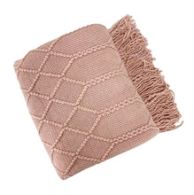 Load image into Gallery viewer, Diamond Soft Knit Throw Blanket Collection
