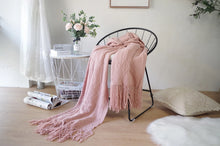 Load image into Gallery viewer, Diamond Soft Knit Throw Blanket Collection
