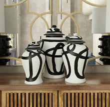Load image into Gallery viewer, Black &amp; White Ginger Jar Collection
