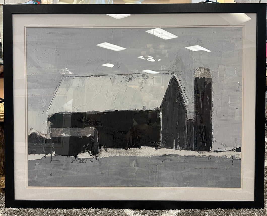 Framed “Dynamic Barn” Artwork