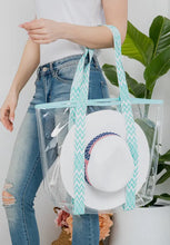 Load image into Gallery viewer, Hat Carrying Clear Tote Bag
