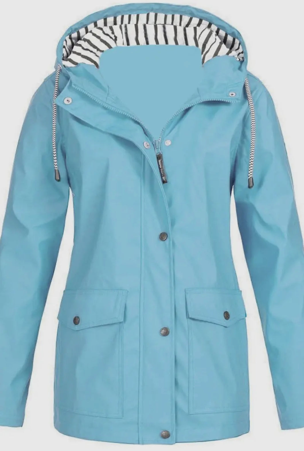 Outdoor Aqua Blue Rain Coat