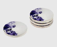 Load image into Gallery viewer, Acacia Wood &amp; Enamel Coaster Collection S/4
