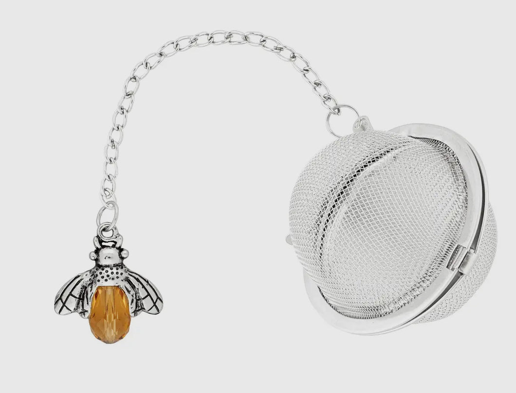 Crystal Glass Bee Tea Ball Infuser