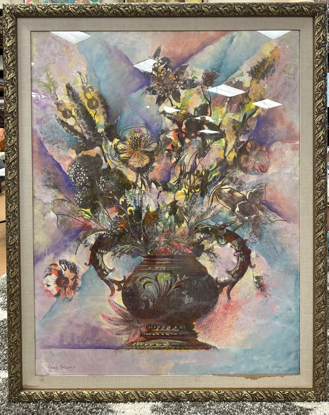 Colorful Floral Abstract Art