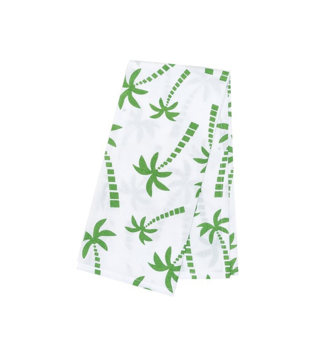 Palm Green Kitchen Towel