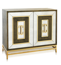 Load image into Gallery viewer, Jamie 2-Door Cabinet with Antique Mirror
