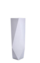 Load image into Gallery viewer, Gloss White Resin Floor Vase
