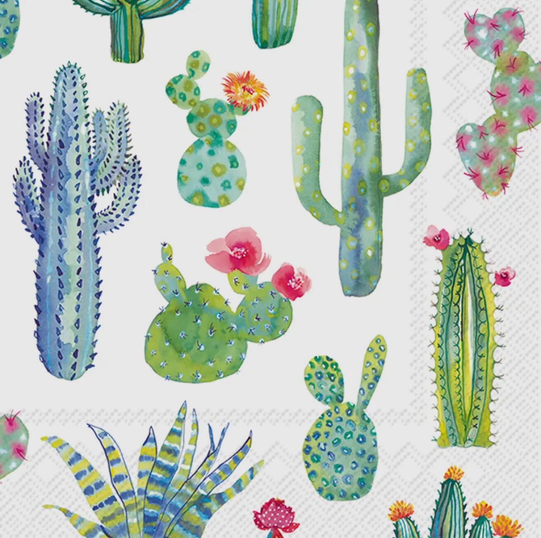 My Little Green Cactus Napkins