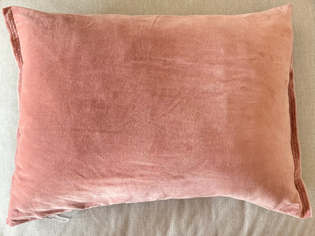 Velvet Pink Standard Pillow Sham